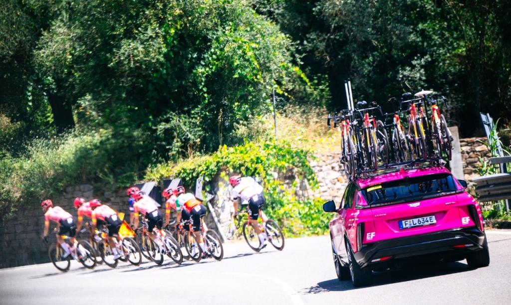 Get charged up Cadillac and EF Pro Cycling join forces to electrify Tour de France