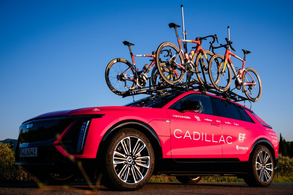 Get charged up Cadillac and EF Pro Cycling join forces to electrify Tour de France